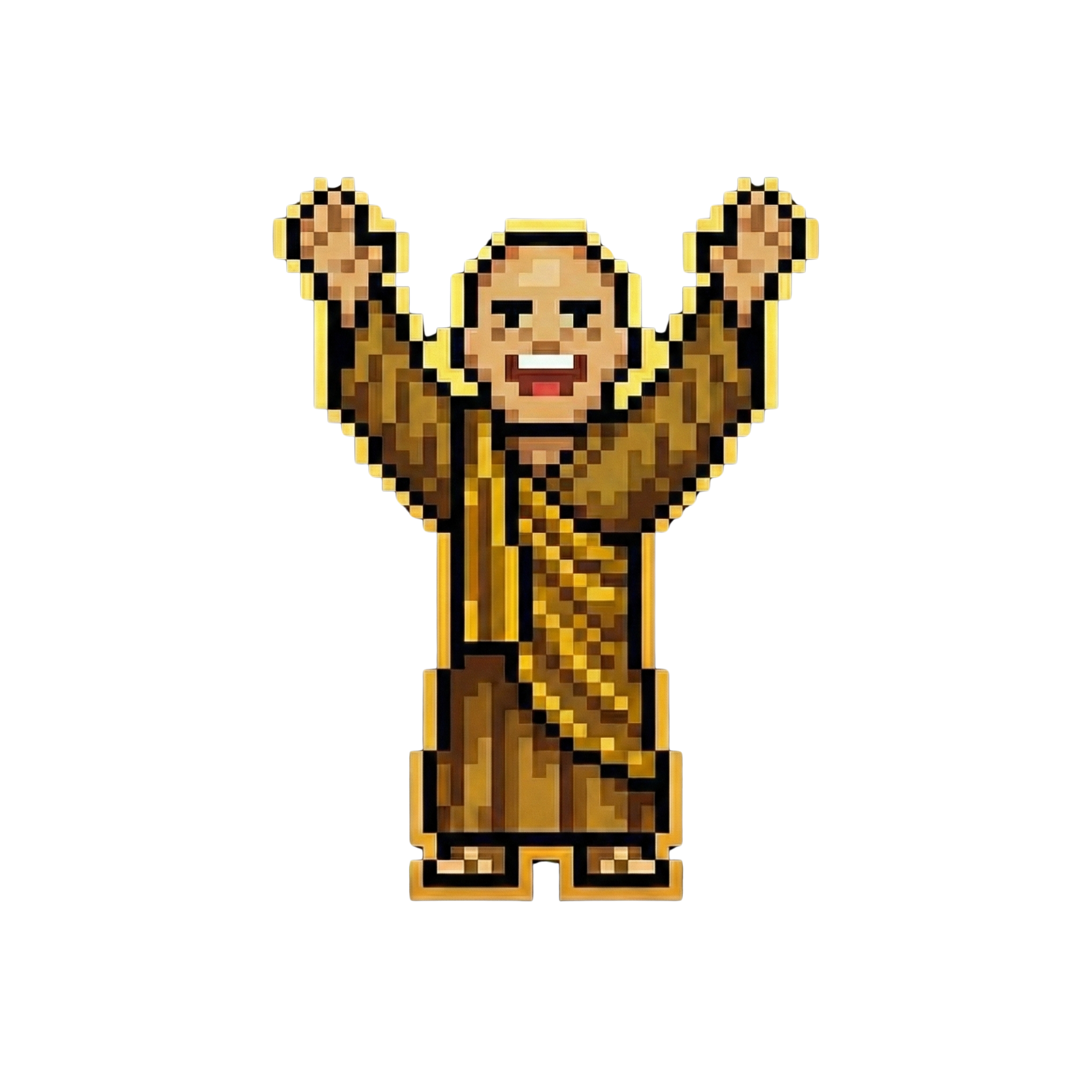 happy monk